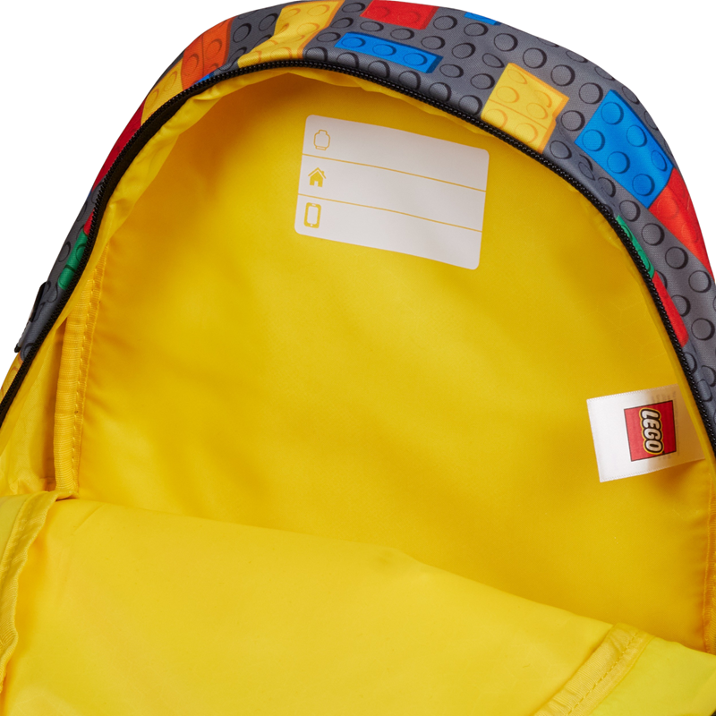 LEGO Bags Rygsæk Colorful Bricks Grå tern 7