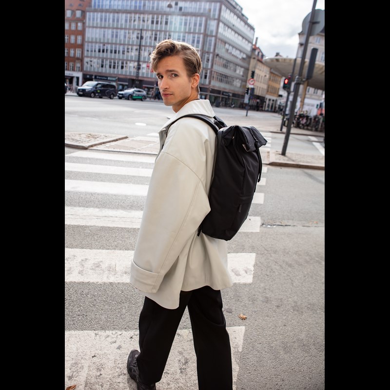 Kintobe Rygsæk Alva Roll-Top Sort 16" 2