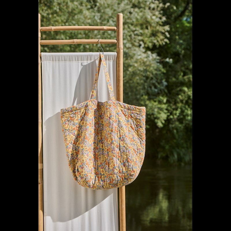 Ib Laursen Shopper Quiltet Blomster Print 2