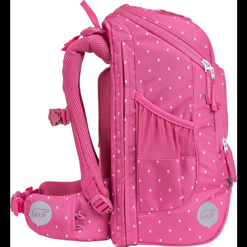 Beckmann Skoletaskesæt Active Air Straw Pink mønster 4