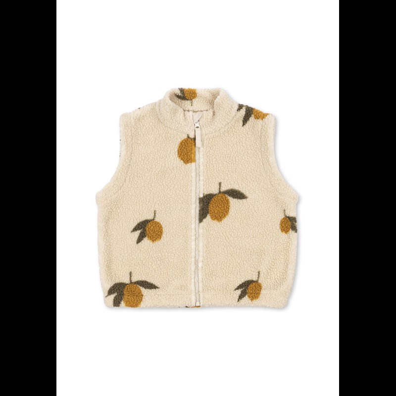 Konges Sløjd Väst Jody Teddy Grande Citron Beige/grön 18 mdr. 1