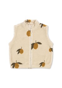Konges Sløjd Väst Jody Teddy Grande Citron Beige/grön 18 mdr. 1