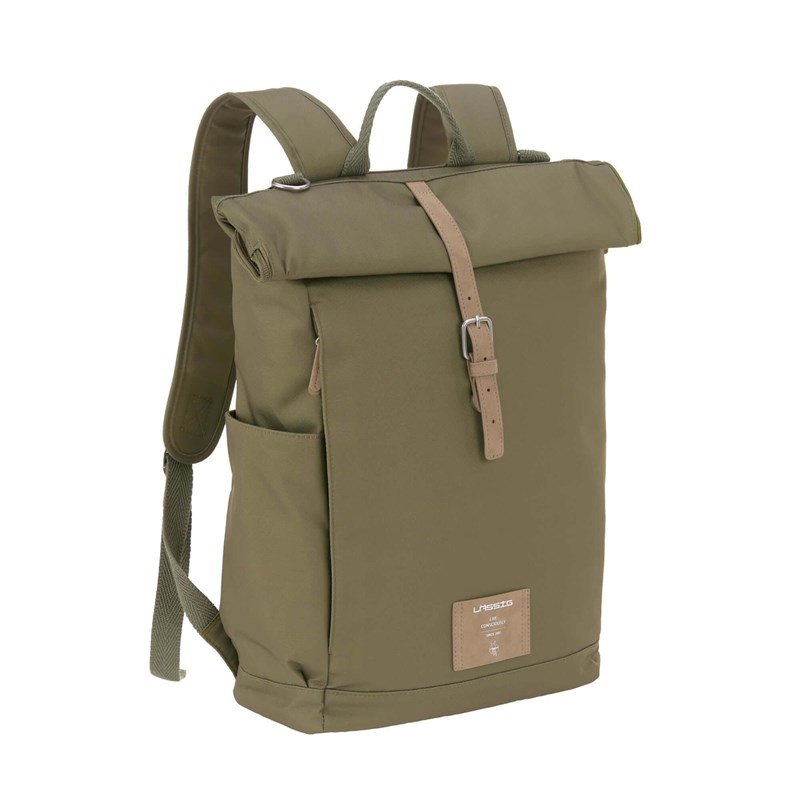 LÄSSIG Pusletaske Rolltop Oliven Grøn 1