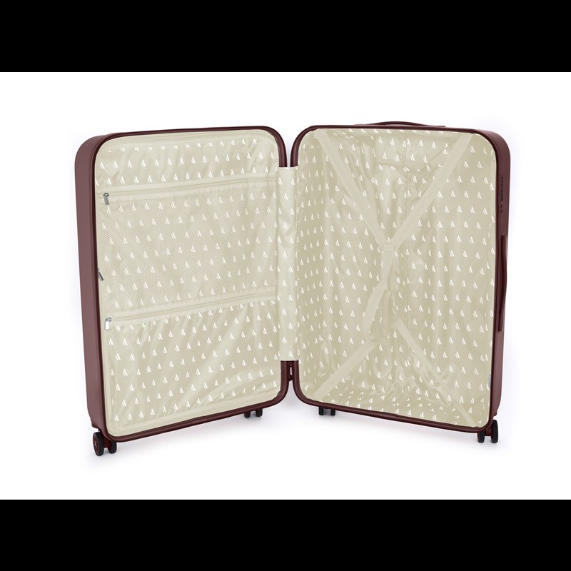 Aries Travel Resväska Palermo Brun/röd 75 Cm 5