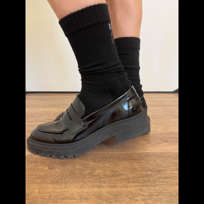 Again Bambus Vicose Strømper unisex Sort 37-39 5