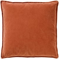 Ib Laursen Kuddfodral Velour Orange/Röd 50x50cm