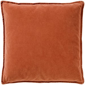 Ib Laursen Kuddfodral Velour 50x50cm Orange/Röd