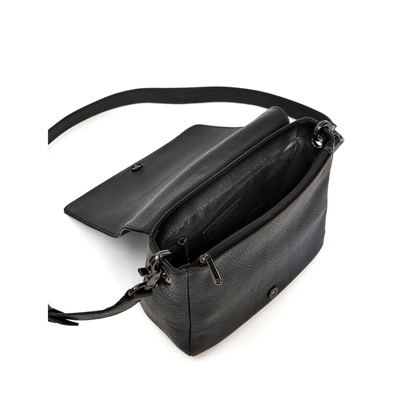 Mandarina Duck Axelväska Mellow Leather Svart 4