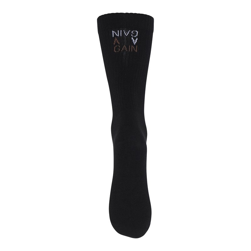 Again Bambus Vicose Strømper unisex Sort 37-39 2