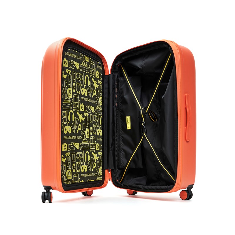 Mandarina Duck Kuffert Logoduck+ Orange/rød 75 Cm 4