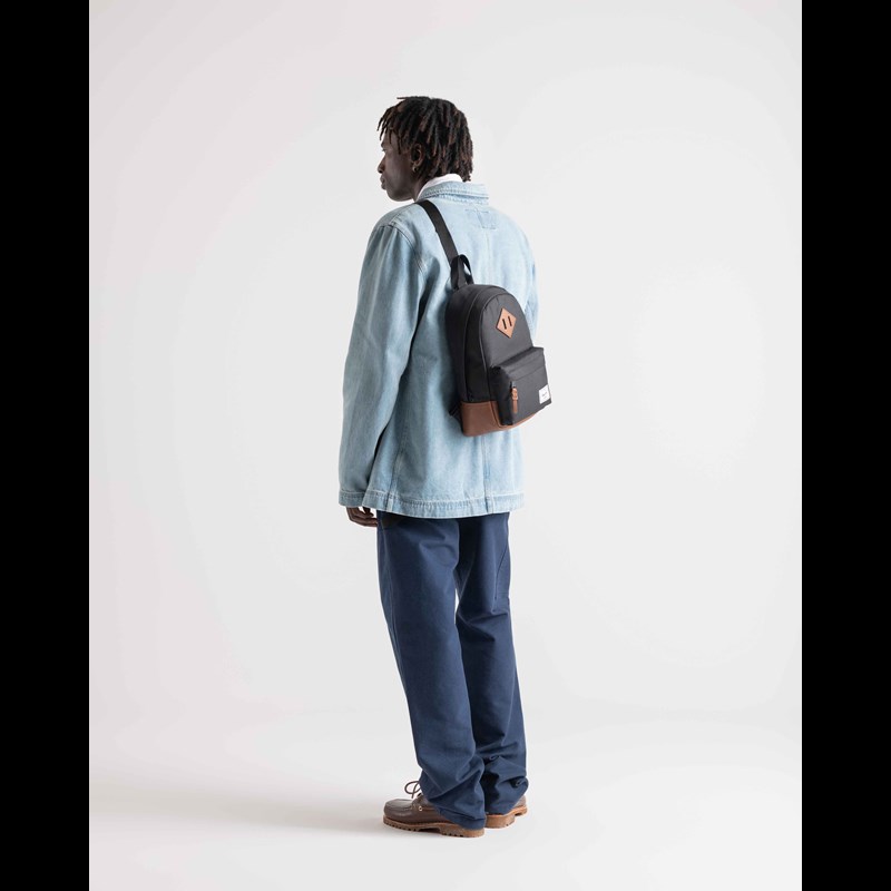 Herschel Sling Bag Heritage Svart/Brun 8