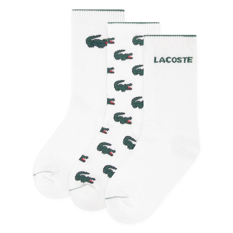 Lacoste Strumpor 3-pak Vit 38-42 3