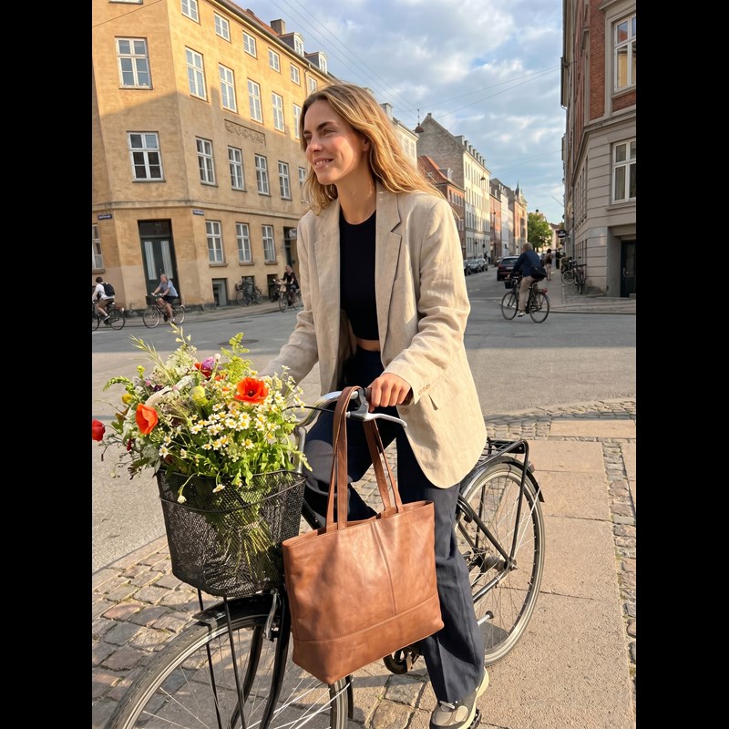 Aura Shopper Viper  Cognac 14" 6