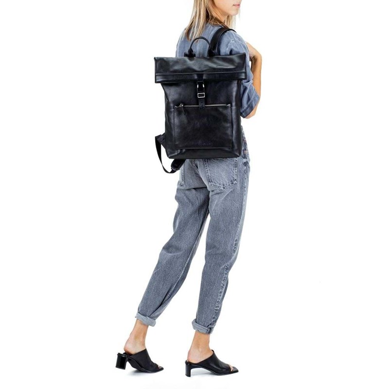 Burkely Rygsæk Suburb Seth Rolltop Sort 15" 6