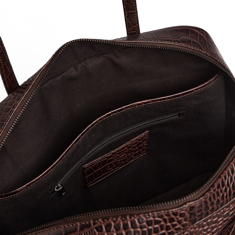 MARKBERG Computertaske ElaraMBG Croco Brown Croco 14" 6