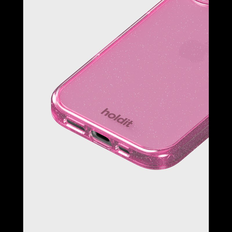 Holdit Mobilfodral Glitter Rosa Iphone 16 4