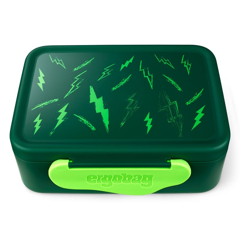 Ergobag Madkasse Lightnings Grøn mønster 1
