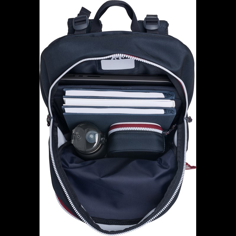 Beckmann Skolväska Sport Jr Navy White Blå/Vit 7