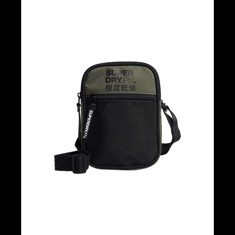 Superdry Skuldertaske Sport Pouch M. Grøn 1