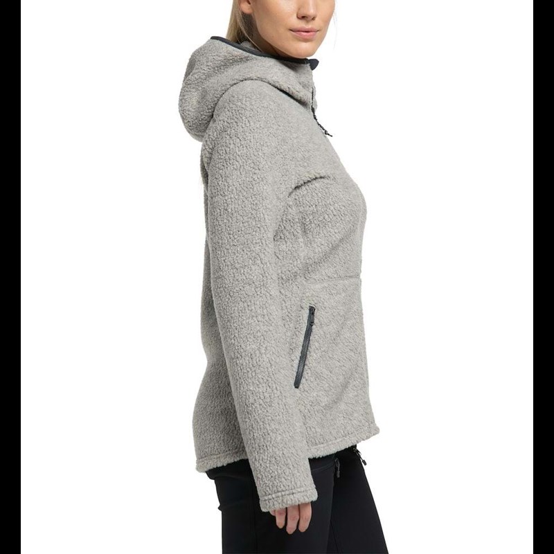 Haglöfs Trøje Pile Hood Dame Grå Str M 5