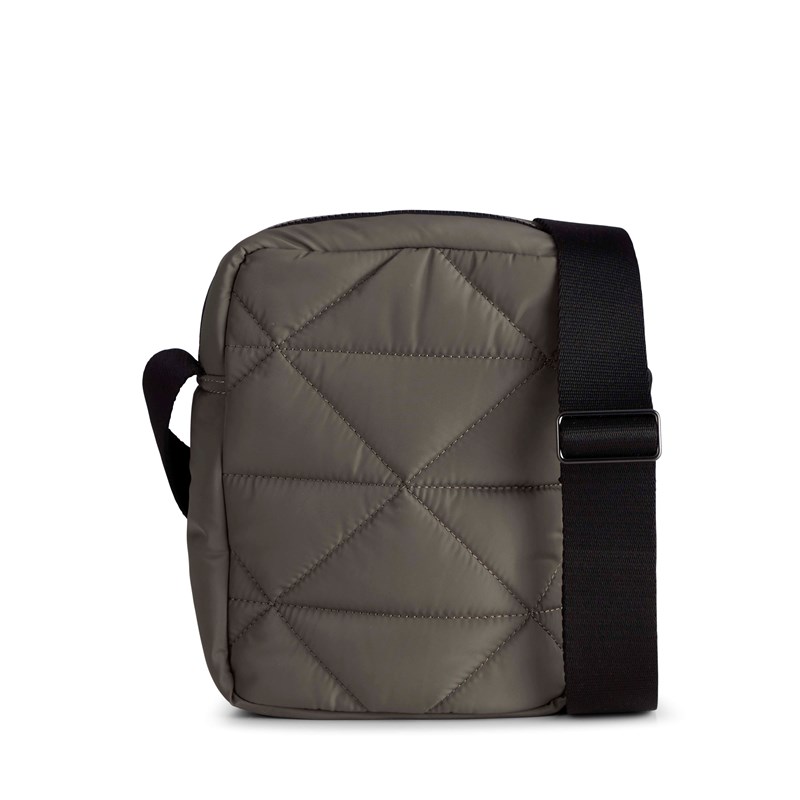 MARKBERG Crossbody Clover Diamond Puf Brun/Sort 4