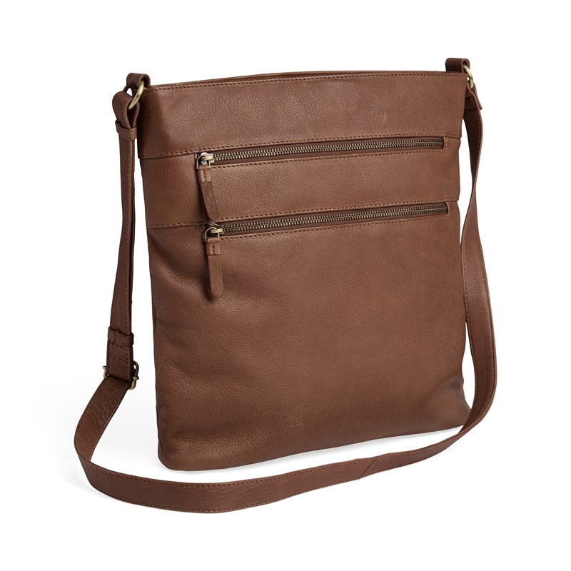 Aura Crossbody Kaia L Cognac 2