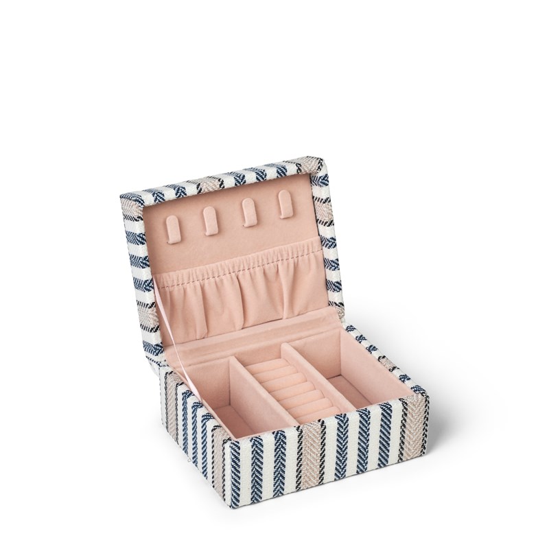 DAY ET Smykkeskrin Day Stripes Small Beige/blå 2