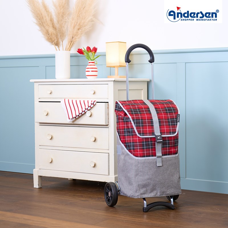 Andersen Shoppingvagn Scala Gese Grå/Röd 2