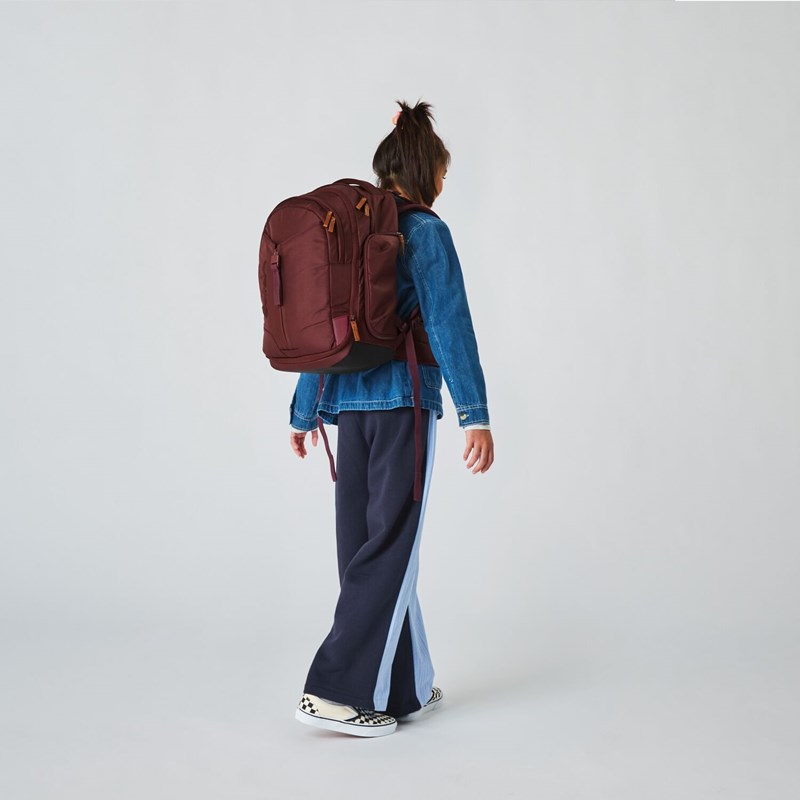 Satch Skoletaske Match Nordic Ruby Bordeaux 2