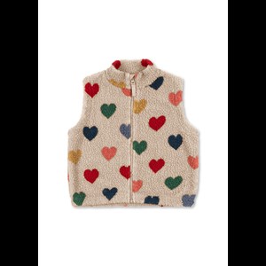 Konges Sløjd Vest Jody Teddy Coeur Coloré Flere farver