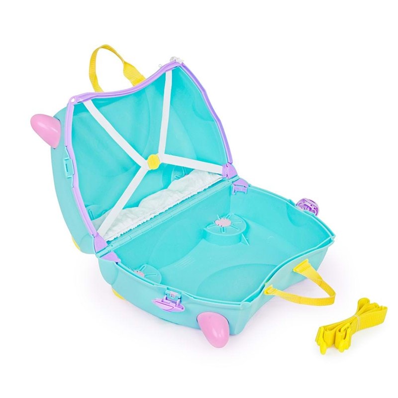 Trunki Børnekuffert med hjul Una de U Turkis 4