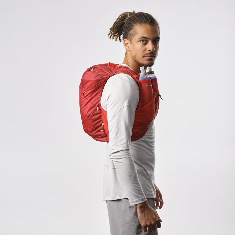 Salomon Løbevest Active Skin 12 Rød Str M 4