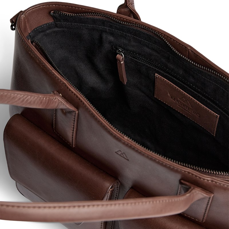 MARKBERG Computertaske Kelseymbg Brun/Sort 14" 6