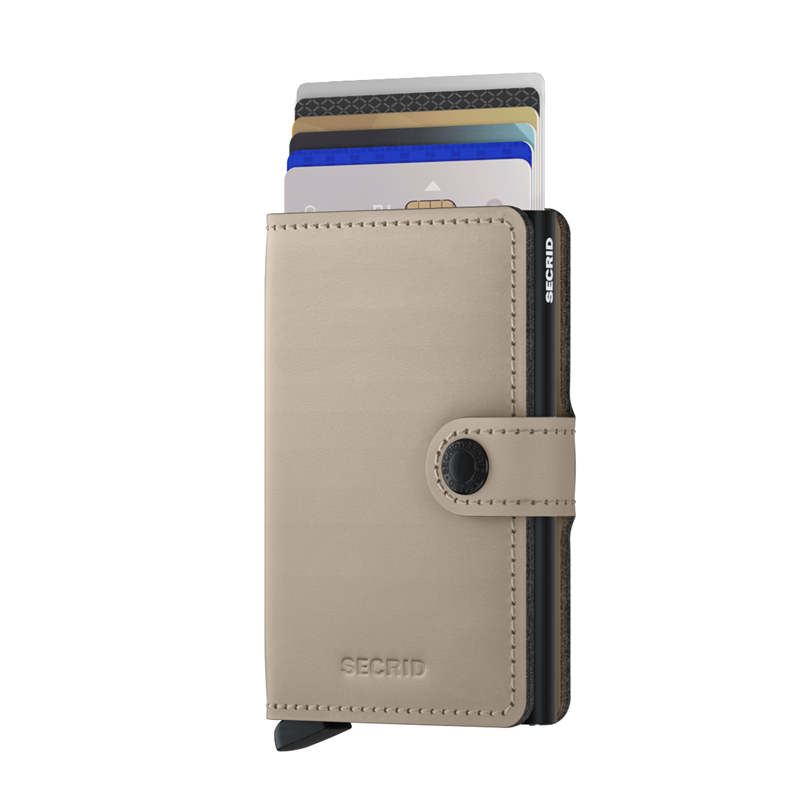 Secrid Kortholder Mini wallet Beige/grå 2