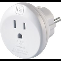 Go Travel USA-EU Adaptor Vit 1