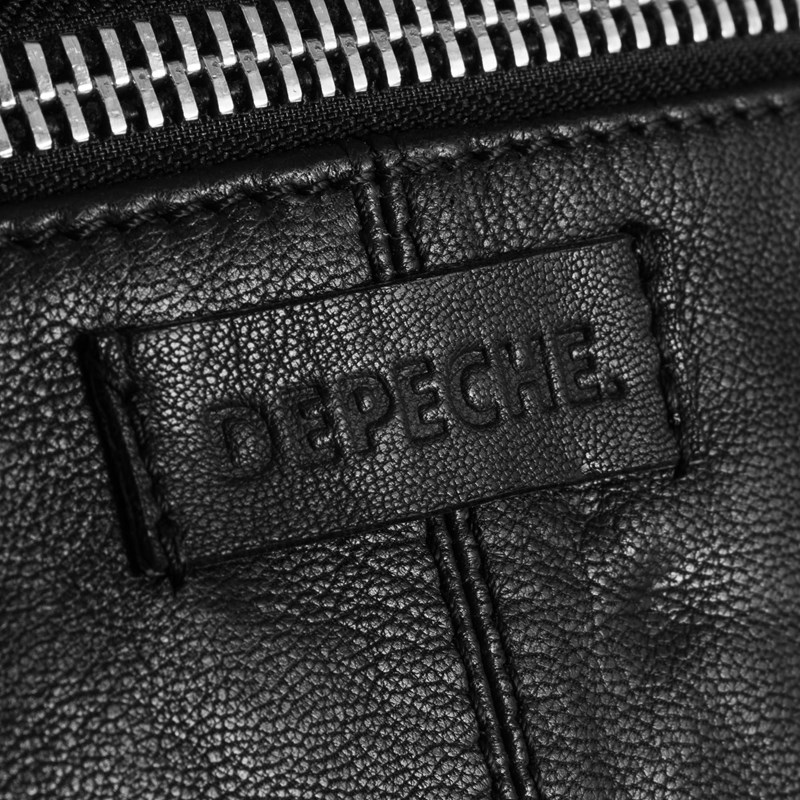 Depeche Skuldertaske Sort m/strib 5