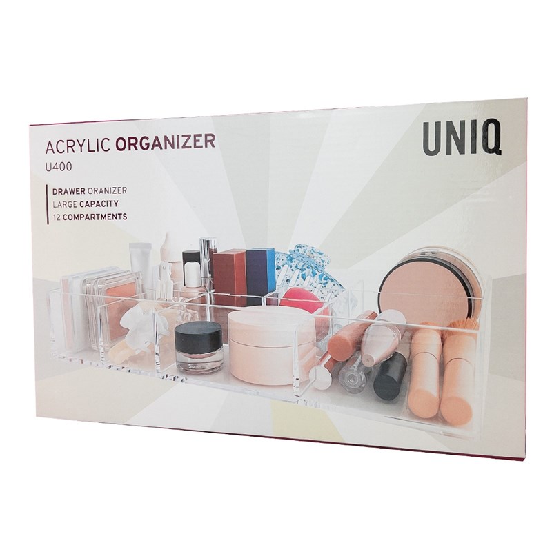 UNIQ Makeup Organizer Transparent 3