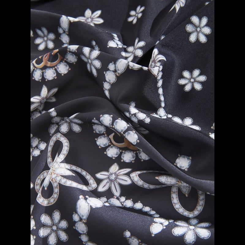 Guess Tørklæde Foulard  Sort m/mønster 2