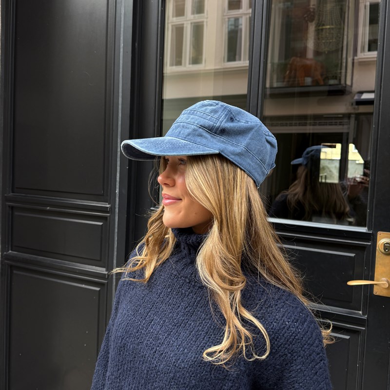 PITAYA Keps Elsa Washed Cap Blå 2