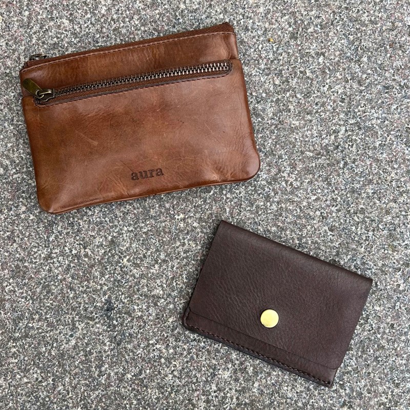 Aura Plånbok Goa Konjak 6