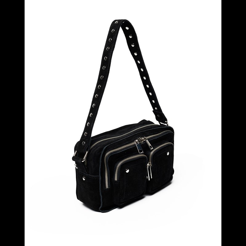 Núnoo Skuldertaske Ellie new suede Sort 2