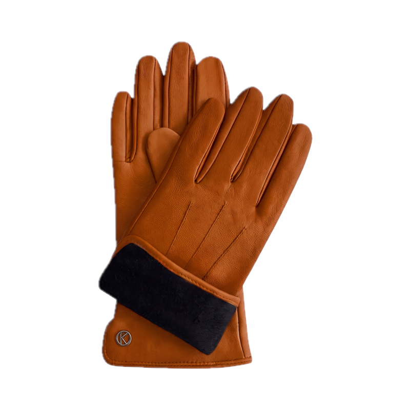 Kessler Damehandsker Carla Orange/Röd Str. 7 3