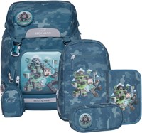 Beckmann Skolväskeset Classic Jungle Grön 1
