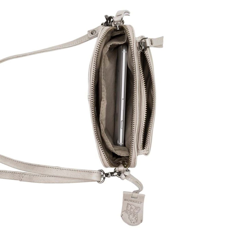 Burkely Crossbody Minibag Just Jackie Lysegrå 2