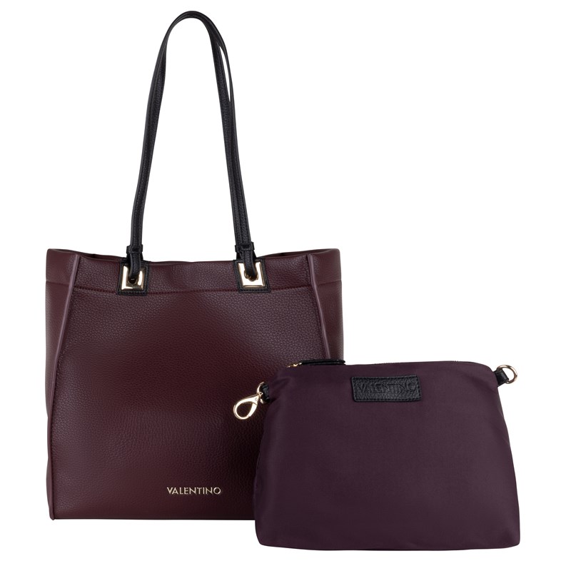 Valentino Bags Shopper Post Re  Bordeaux m/svart 4