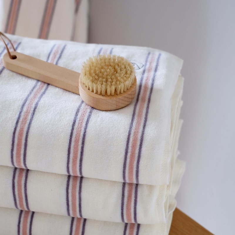 Rosemunde Håndklæde Stribet 95x140 3