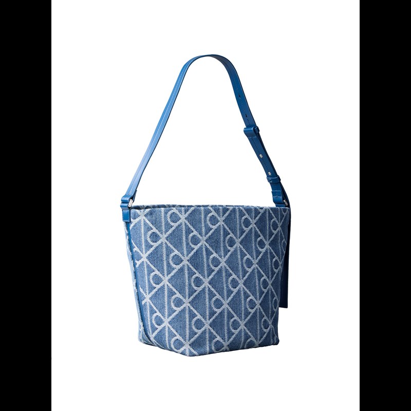 Calvin Klein Skuldertaske Emblem Denim Blå 2