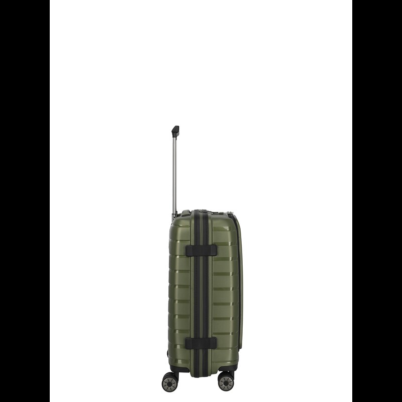 travelite Kuffert Airbase med frontlomme Oliven Grøn 55 Cm 3