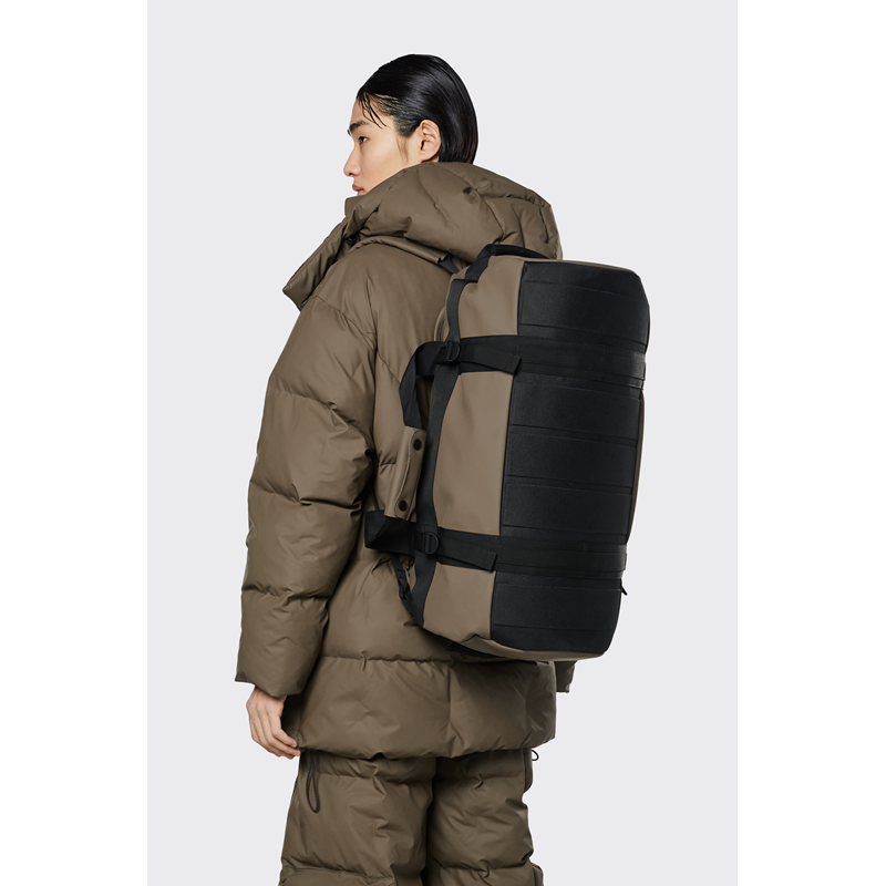 RAINS Rygsæk Duffel Bag S M. Brun 7