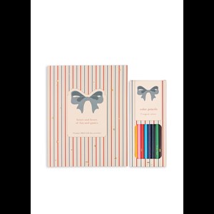 Konges Sløjd Aktivitetsbok m. färgpennor Svart